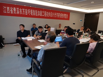 开云网页版登录入口召开贵溪市万亩圩堤除险加固设计采购施工（EPC）总承包项目地理圩堤初步设计（代可研）等4个项目评估